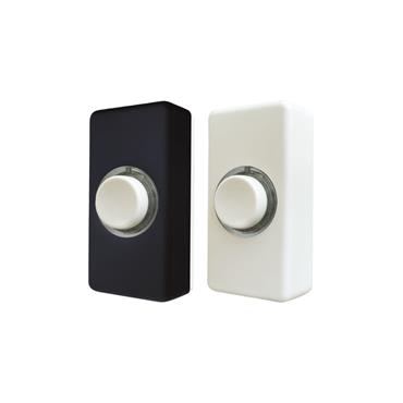 ILLUMINATED BELL PUSH BLACK/WHITE