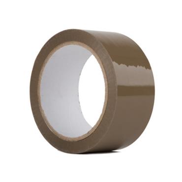 50mm x 50mtr  BROWN BUFF TAPE PVC 2``