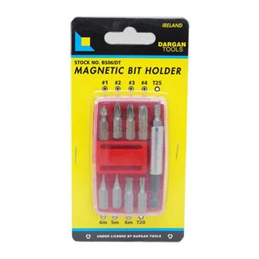 DARGAN 9 PIECE BIT SET WITH HOLDER