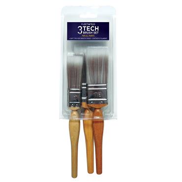 FLEETWOOD 3pc TECH BRUSH SET