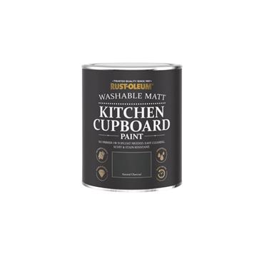 RUSTOLEUM KITCHEN CUPBOARD PAINT NATURAL CHARCOAL 750ML