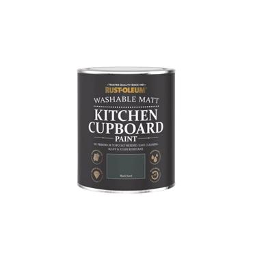 RUSTOLEUM KITCHEN CUPBOARD PAINT BLACK SAND 750ML