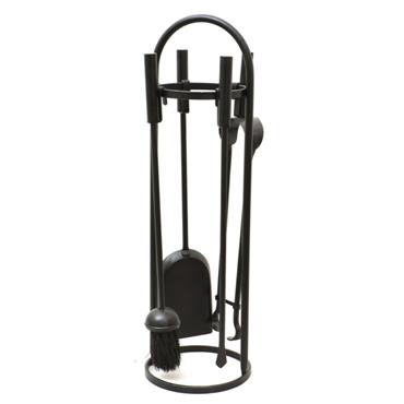 CASTLE LIVING CURVE 5 PIECE COMPANION SET BLACK 23INCH/