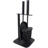 CASTLE LIVING UPRIGHT HEARTH TIDY BLACK