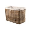 CASTLE LIVING RECTANGLE RATTAN LOG BASKET LARGE