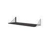 CORE AVON SHELF KIT MATT BLACK 600MM