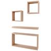 4 PIECE HUDSON SHELF KIT OAK