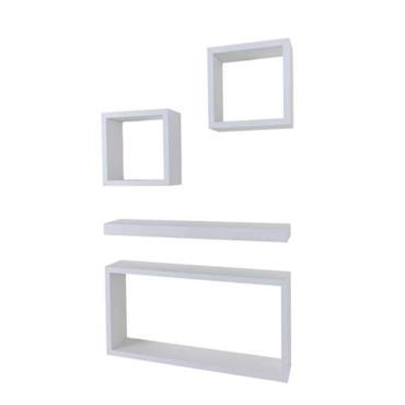 4 PIECE HUDSON SHELF KIT MATT WHITE