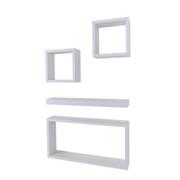 4 PIECE HUDSON SHELF KIT MATT WHITE