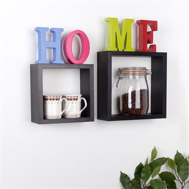 CORE SET OF TWO CUBES MATT BLACK