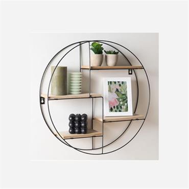 LOFT WIRE ROUND WALL SHELF