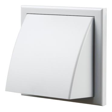 4``EXTERIOR COWLED WALL VENT    WHITE