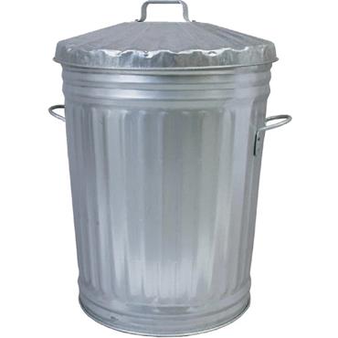 GALVANISED DUSTBIN AND LID