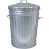 GALVANISED DUSTBIN AND LID