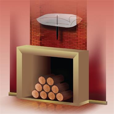 CHIMNEY BALLOON WITH PUMP SMALL