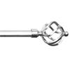 CLASSIC Extendable Pole Metal Cage Silver