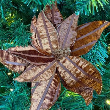 50CM ORANGE FLOWER ON STEM