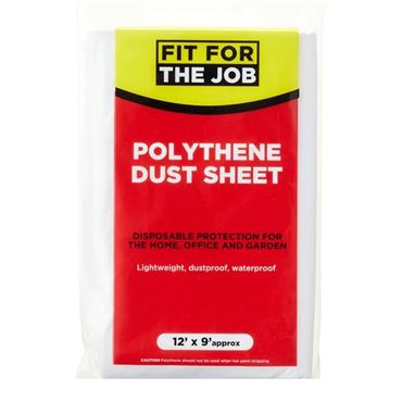 DUST SHEET [plastic] 12ft X 9ft