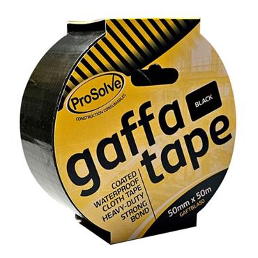 50mm X 50Mtr CLOTH DUCT TAPE 'BLACK'