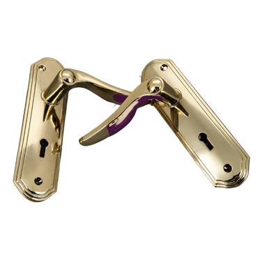 SHEELIN BRASS BATHROOM LOCKSET