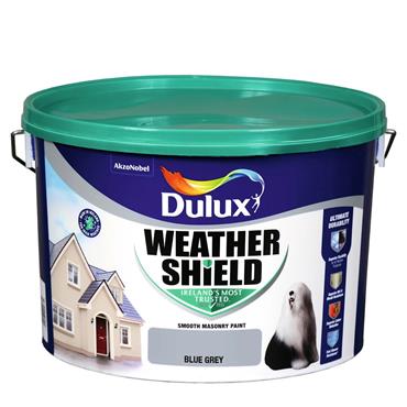 DULUX WEATHERSHIELD BLUE GREY 10L