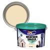 DULUX WEATHERSHIELD BUTTERMILK 10L