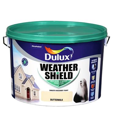 DULUX WEATHERSHIELD BUTTERMILK 10L