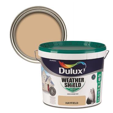 DULUX WEATHERSHIELD HAYFIELD 10L
