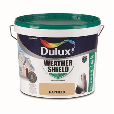 DULUX WEATHERSHIELD HAYFIELD 10L