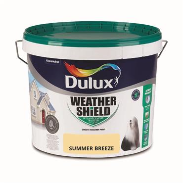 DULUX WEATHERSHIELD SUMMER BREEZE 10L