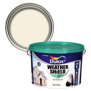 DULUX WEATHERSHIELD WILD COTTON 10L