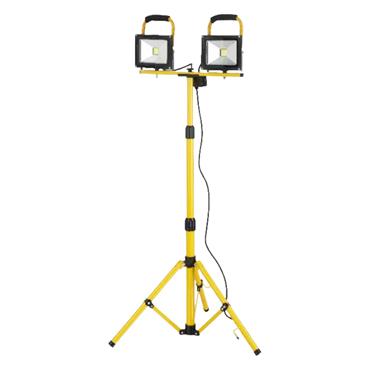 20 WATT LED TELESCOPIC DOUBLE LIGHT 240V 3 METER CABLE