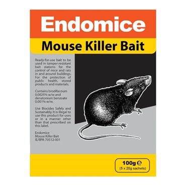 ENDOMICE MOUSE KILLER BAIT 100G