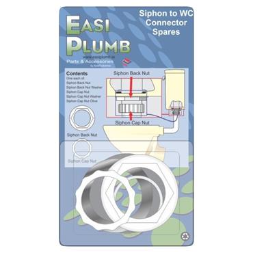 EASI PLUMB SIPHON NUT & WASHER KIT