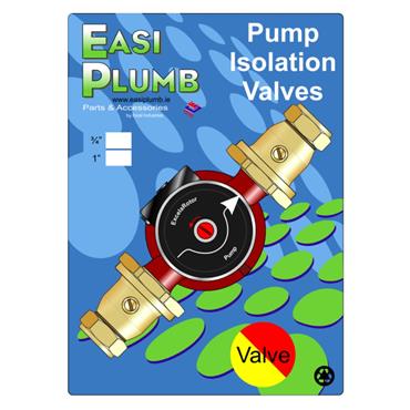 EASI PLUMB PUMP VALVES 3/4'' COMPRESSION SCREWDRIVER