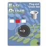 EASI PLUMB POLY SINK PLUG AND CHAIN SET