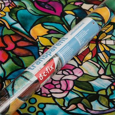 DC FIX SELF ADHESIVE 2MX45CM STAINED GLASS
