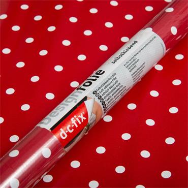 DC FIX SELF ADHESIVE 2MX45CM PETERSON RED
