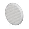 4' ROUND GRILLE c/w FLY SCREEN WHITE