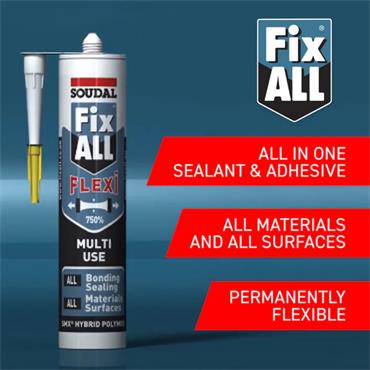 290ML SOUDAL FIX ALL BROWN
