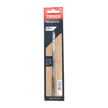 Flat Wood Bit    6mm
