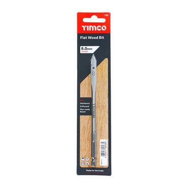 Flat Wood Bit    8mm