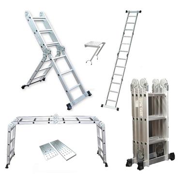 12FT MULTI PURPOSE LADDER WITH PLATFORM