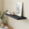 FLOATING SHELF BLACK 118cm