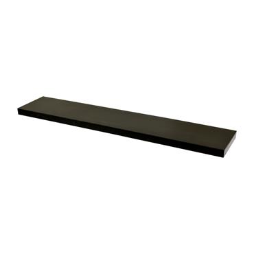 FLOATING SHELF BLACK 118cm