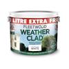 FLEETWOOD WEATHERCLAD   9lt + 1LTR FOC BRILLIANT WHITE