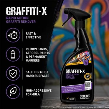 750ML SCRUBB GRAFFITI X REMOVER TRIGGER SPRAY