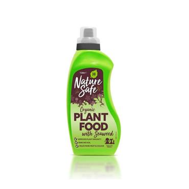 1LTR NATURE SAFE LIQUID ORGANIC PLANT FOOD WITH SEAWEED