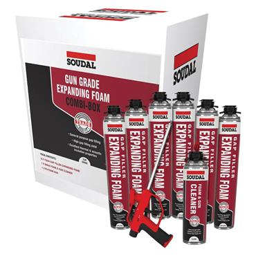 SOUDAL GAP FILLER EXPANDING FOAM KIT 6 in 1