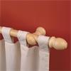 Natural Wood 6Ft Curtain Pole